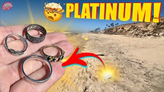 I Found PLATINUM Metal Detecting a Beach NOBODY Wanted to Hunt • Roadtrip Day 10 [upl. by Atolrac536]