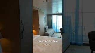 My balcony room on a brand NEW cruise ship  Utopia of the Seas shorts cruise [upl. by Anehsat691]