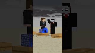 SuperBrine Jumping with Bigger and Bigger Bedrock Challenge minecraft shorts herobrine [upl. by Anrahs]