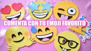 COMO HACER EMOJIS EN FOAMY O GOMA EVA 🤗Karol [upl. by Aenej249]