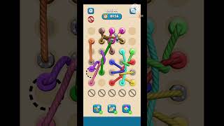 Very Tough level  Untwisting the rope new satisfying mobile gaming video viralvideo [upl. by Cupo590]