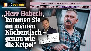 Exklusiv Das VideoInterview mit dem Mann der Habeck quotSchwachkopfquot nannte [upl. by Kezer]