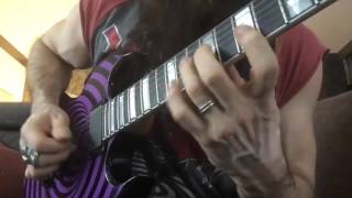 ZAKK SABBATH VERTIGO BARBARIAN  B minor PENTATONIC [upl. by Krys]