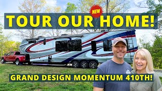 Grand Design Momentum 410TH RV Home Tour Full Time RV Living [upl. by Ditmore]