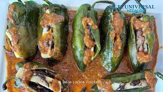 Tepeji reinventa sus sabores tradicionales con chiles rellenos de chapulines y salsa de xoconostle [upl. by Akemrehs]