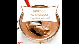 Mousse au chocolat au lait concentré sucré [upl. by Esina]