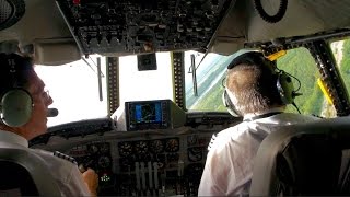 Super Constellation ✈ Amazing Black Forest Flight amp Low Pass in Cockpit [upl. by Hartmunn]