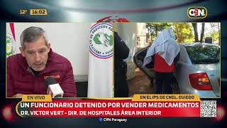 Funcionario de IPS detenido por venta de medicamentos [upl. by Fauver]