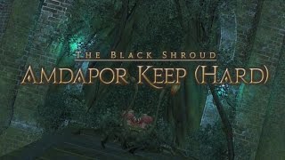 FFXIV  Amdapor Keep Hard Mode  Ninja Gameplay 10 [upl. by Kashden207]