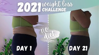 CHLOE TING 2021 Weight Loss Challenge  plussize amp postpartum  NO DIET amp realistic results [upl. by Eicyaj]