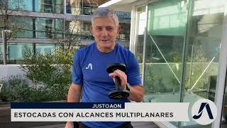 Estocadas con alcances multiplanares  Prof Justo Aón [upl. by Loesceke110]