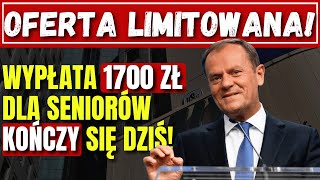 Tylko dziś 1700 zł dofinansowania dla seniorów o niskich dochodach – co musisz wiedzieć [upl. by Ahtanoj705]