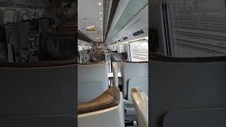 First Class Trenitalia railway Departure from Zurich Switzerland to Milan Italy [upl. by Strawn]