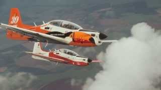 T27 Tucano  Cenas em voo [upl. by Anirtal847]