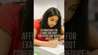 Affirmations for exams can boost confidence and reduce anxiety lawofattraction shorts selfhelp [upl. by Lenee886]