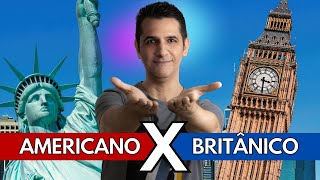 Sotaque AMERICANO ou BRITÂNICO Qual a DIFERENÇA [upl. by Stromberg]