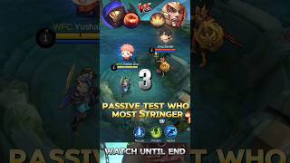 😱 PASSIVE TEST ALDOUS VS MINSITTHAR WHO THE MOST STRONGER❓emblem test  MLBB 🔥 test passive ml [upl. by Plusch]