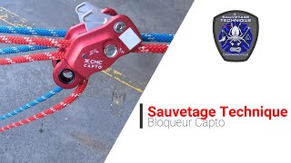 Bloqueur Capto pour sauvetage sur cordage quotCapto device for rope rescuequot [upl. by Tlevesoor]