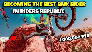 Becoming The Best Bmx Bike Rider Ever ridersrepublic [upl. by Enehpets]