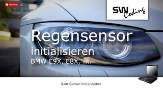 BMW Regensensor Windschutzscheibe initialisieren Reset zurücksetzen mit Inpa E82 E86 E90 E92 E93 uvm [upl. by Bramwell]