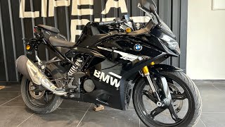 Finally Here is 2023 BMW G310 RR Black Details Review  On Road Price New Update Features [upl. by Dnamra19]