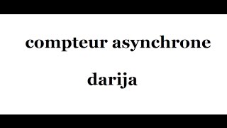 electronique numerique compteur asynchrone modulo 8 et 5 [upl. by Gunar]