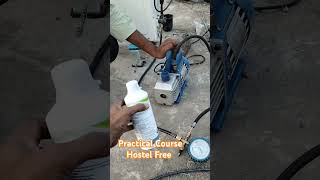 R290 Gas Charging HAC Technical Institute Amravati City Maharashtra [upl. by Htevi]