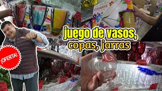 CRISTALERIA BARATA en CDMX 🥂🫖 cristaleria de BAR quotCOPAS Y VASOSquot 🥃🍸 [upl. by Eirok]