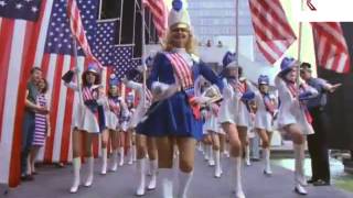 Majorettes March Stars and Stripes 1970s Americana 35mm [upl. by Htebasyle]