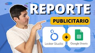 Looker Studio con base de datos de GSheets Reporte Publicitario [upl. by Aikram]