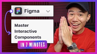 Figma Tutorial Create Interactive Components with a Real Project In 7 Minutes [upl. by Ezeerb]