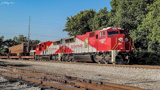 RJ Corman Z544 at Richmond KY with 50th Anniversary SD70Ms  June 13 2023 [upl. by Alik]