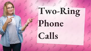 Why does my phone stop ringing after two rings [upl. by Wandie343]