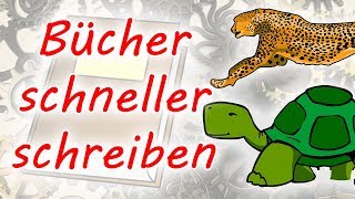 Bücher schneller schreiben lernen [upl. by Shirline]