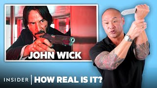 Army Special Ops Rates Every John Wick Movie  How Real Is It  Insider [upl. by Navaj]