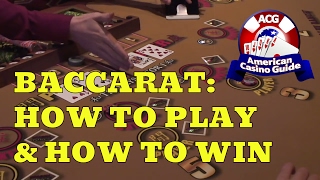 Baccarat  How to Play amp How to Win • The Jackpot Gents [upl. by Annagroeg]