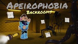 Escapando das Backrooms no Roblox 😱💀 Apeirophobia Parte 1 roblox backrooms horror [upl. by Bloch]