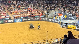 BULLFIGHTER GETS WRECKED PBR 2024 Ty Murray Invitational [upl. by Francine503]