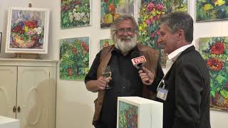 VERNISSAGE Gottfried Laf Wurm quotElfis Gartenquot [upl. by Yerd]