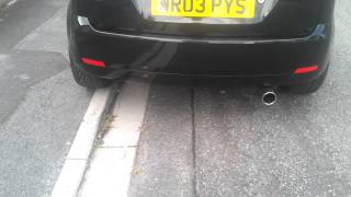 Sportex exhaust system on Fiesta mk6 [upl. by Aihtyc16]