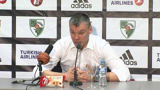 EuroLeague Žalgiris Kaunas – FC Barcelona Lassa press conference [upl. by Snahc]