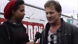 Chris Jericho interview at Download Festival 2012 with Sophie K TotalRock [upl. by Tiffi]