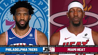 PHILADELPHIA 76ERS VS MIAMI HEAT  NBA Live Scoreboard 2024 [upl. by Anicnarf]