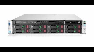 Installing Windows Server to HP Proliant DL 380p Gen8 [upl. by Kenti]