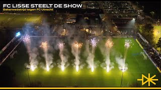 KNVB Beker  FC Lisse vs FC Utrecht  Lightshow  Sports Lighting Group [upl. by Nodnrb]