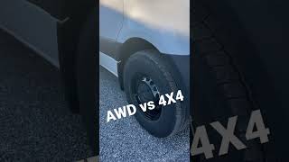 2023 Sprinter with AWD vs 4x4 😬 [upl. by Py]