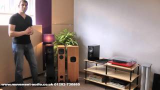 Rega RS1 RS3 amp RS5 Loudspeaker Review by Movement Audio Poole amp Salisbury [upl. by Aisatsana585]