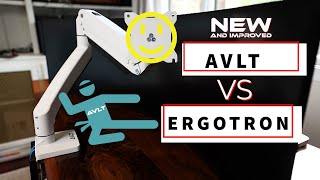 AVLT DM641 Delivers Ultra Wide Monitor Arm Solution Bye Bye Ergotron HX [upl. by Marley]