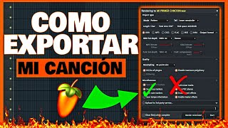 👉COMO EXPORTAR en FL STUDIO 21  COMO GUARDAR MI CANCION EN FL STUDIO [upl. by Quince]