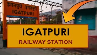 IGP Igatpuri railway station India in 4k ultra HD [upl. by Anavoig514]